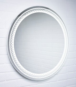 Зеркало Прая 700х700 с подсветкой Домино (GL7048Z) в Ревде - revda.mebel-74.com | фото